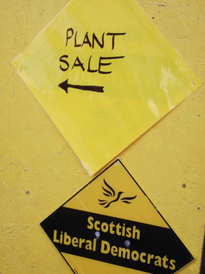 Image courtesy of Stirling and Clacks Liberal Democrats Plant Sale Way in